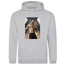 Hoodie with Print X-Men Wolverine - 2XL grey