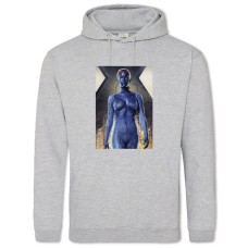 Hoodie with Print X-Men Mystique Hero - 2XL grey