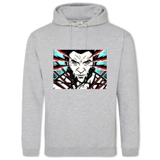 Hoodie with Print X-Men Wolverine Art - 2XL grey