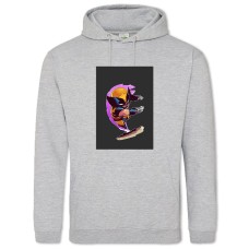 Hoodie with Print X-Men Wolverine Cute Art - 2XL grey