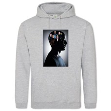 Hoodie with Print Split Main Hero - 2XL grey