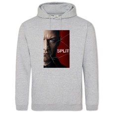 Hoodie with Print Split Main Theme - 2XL grey
