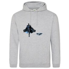 Hoodie with Print The Dark Knight Hero Batman - 2XL grey