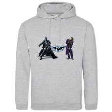 Hoodie with Print The Dark Knight Heroes - 2XL grey