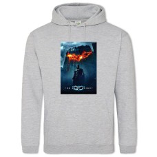 Hoodie with Print The Dark Knight Batman Theme - 2XL grey