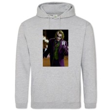 Hoodie with Print The Dark Knight Joker Hero Cute Print - 2XL grey