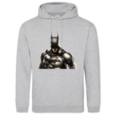 Hoodie with Print The Dark Knight Batman Head - 2XL grey