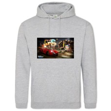 Худі з принтом Форсаж Машини Принт - 2XL сірий