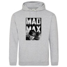 Худи с принтом Безумный Макс Тематика - 2XL серый