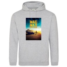 Худи с принтом Безумный Макс Принт - 2XL серый