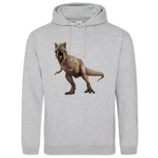 Худі з принтом Парк Юрського Періоду Динозавр - 2XL сірий