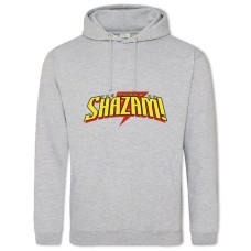Худи с принтом Шазам Логотип - 2XL серый