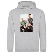 Hoodie with Print 25 Jump Street Main Heroes Print - 2XL grey