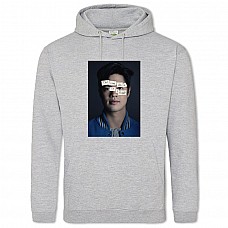 Hoodie with Print 13 Reasons Why Zach Dempsey - 2XL grey