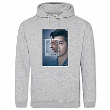 Hoodie with Print 13 Reasons Why Zach - 2XL grey
