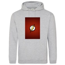 Худі з принтом Флеш Логотип - 2XL сірий