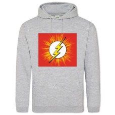 Худі з принтом Флеш Класний Логотип - 2XL сірий