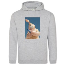 Hoodie with Print Smallfoot Kolka - 2XL grey