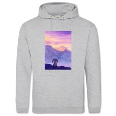Hoodie with Print Smallfoot Sunset - 2XL grey