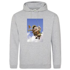 Hoodie with Print Up Russell Flying - 2XL grey