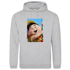 Hoodie with Print Up Russell Face - 2XL grey