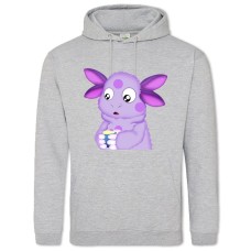 Hoodie with Print Thoughtful Luntik - 2XL grey