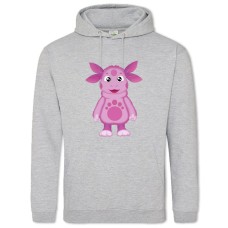 Hoodie with Print Cute Luntik - 2XL grey