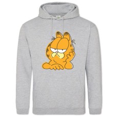 Худи с принтом Гарфилд Кот Принт - 2XL серый