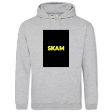 Худі з принтом СКАМ Сором Великий Логотип - 2XL сірий