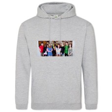 Hoodie with Print Skins Heroes - 2XL grey