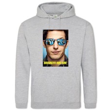Hoodie with Print Brooklyn Nine-Nine Theme - 2XL grey