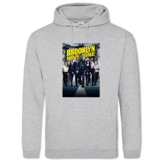 Hoodie with Print Brooklyn Nine-Nine Print Heroes - 2XL grey