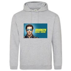 Hoodie with Print Brooklyn Nine-Nine Main Theme - 2XL grey