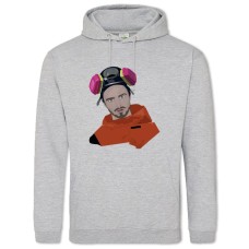 Hoodie with Print Breaking Bad Jesse Pinkman - 2XL grey