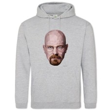 Hoodie with Print Breaking Bad Walter White Modern Print - 2XL grey