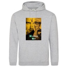 Hoodie with Print Breaking Bad Theme - 2XL grey