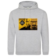 Hoodie with Print Breaking Bad Main Heroes Print - 2XL grey