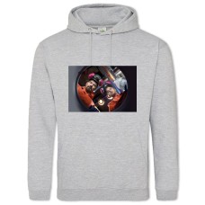 Hoodie with Print Breaking Bad Main Heroes Version - 2XL grey