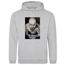 Hoodie with Print Breaking Bad Art Walter White - 2XL grey