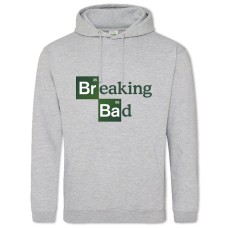 Hoodie with Print Breaking Bad Logo - 2XL grey
