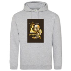 Hoodie with Print Breaking Bad Art Version - 2XL grey