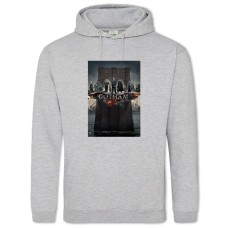 Худи с принтом Готэм Город - 2XL серый