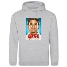 Hoodie with Print Dexter Main Theme - 2XL grey