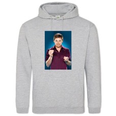 Hoodie with Print Dexter Hero - 2XL grey