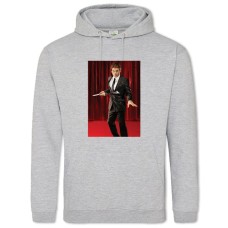 Hoodie with Print Dexter Main Hero Print - 2XL grey