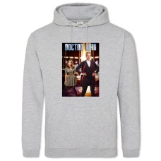 Hoodie with Print Doctor Who Print - 2XL grey