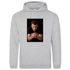 Hoodie with Print House, M.D. Doctor Hero - 2XL grey