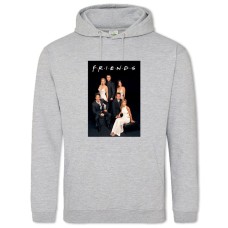 Hoodie with Print Friends Edition - 2XL grey