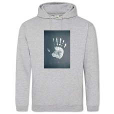 Худи с принтом Грань Рука Принт - 2XL серый