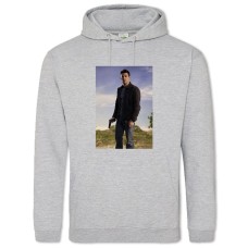 Hoodie with Print Bones Hero - 2XL grey